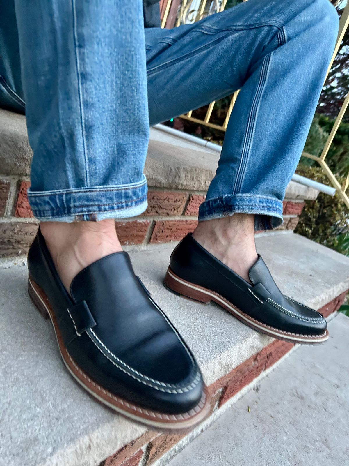 Photo by Vic on April 15, 2026 of the HELM Boots The Wilson in Black Krumenauer Leather.