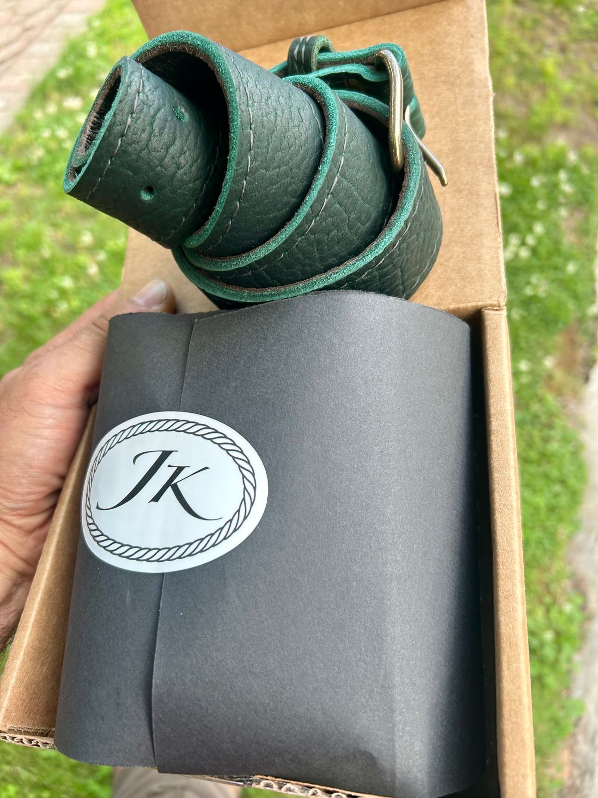 Photo by Vic on June 1, 2026 of the JK Boots Raptor Belt in Bison Smooth.