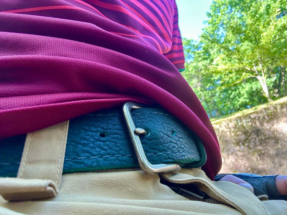 Photo by Vic on June 8, 2026 of the JK Boots Raptor Belt in Bison Smooth.