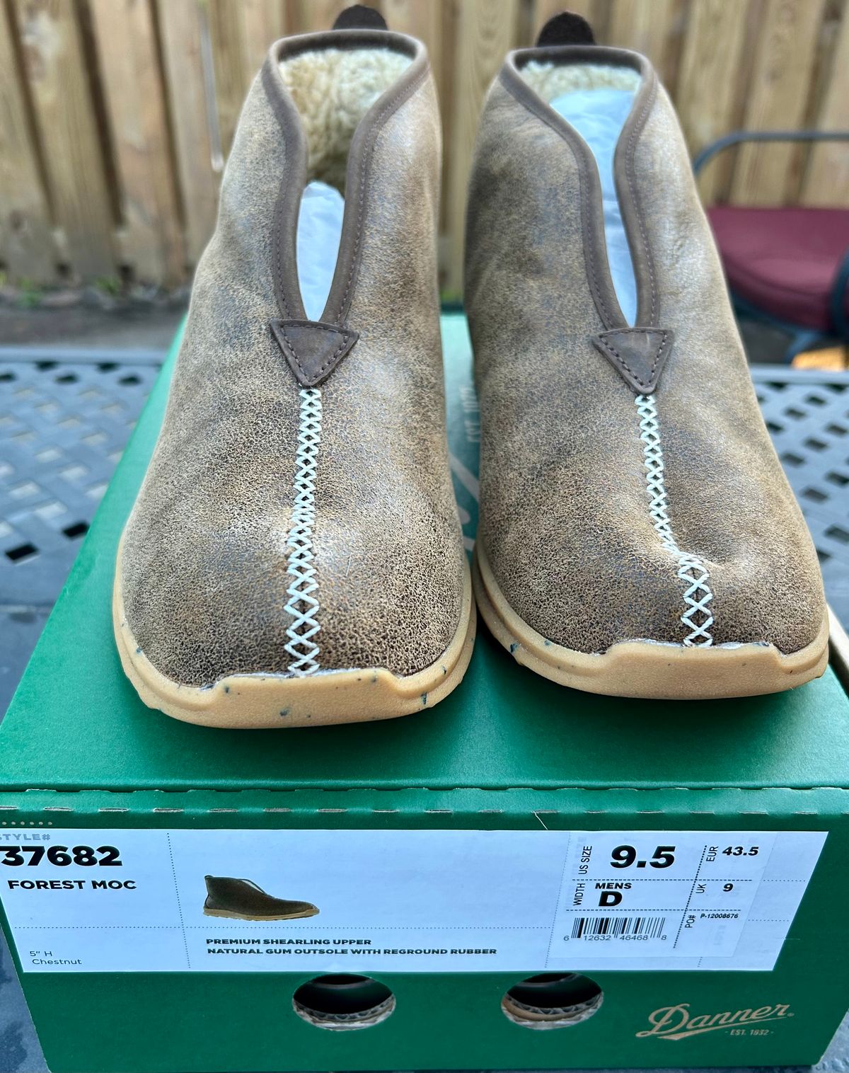 Photo by Vic on April 17, 2026 of the Danner Forest Moc Chukka Boot in Light Brown Full Grain.