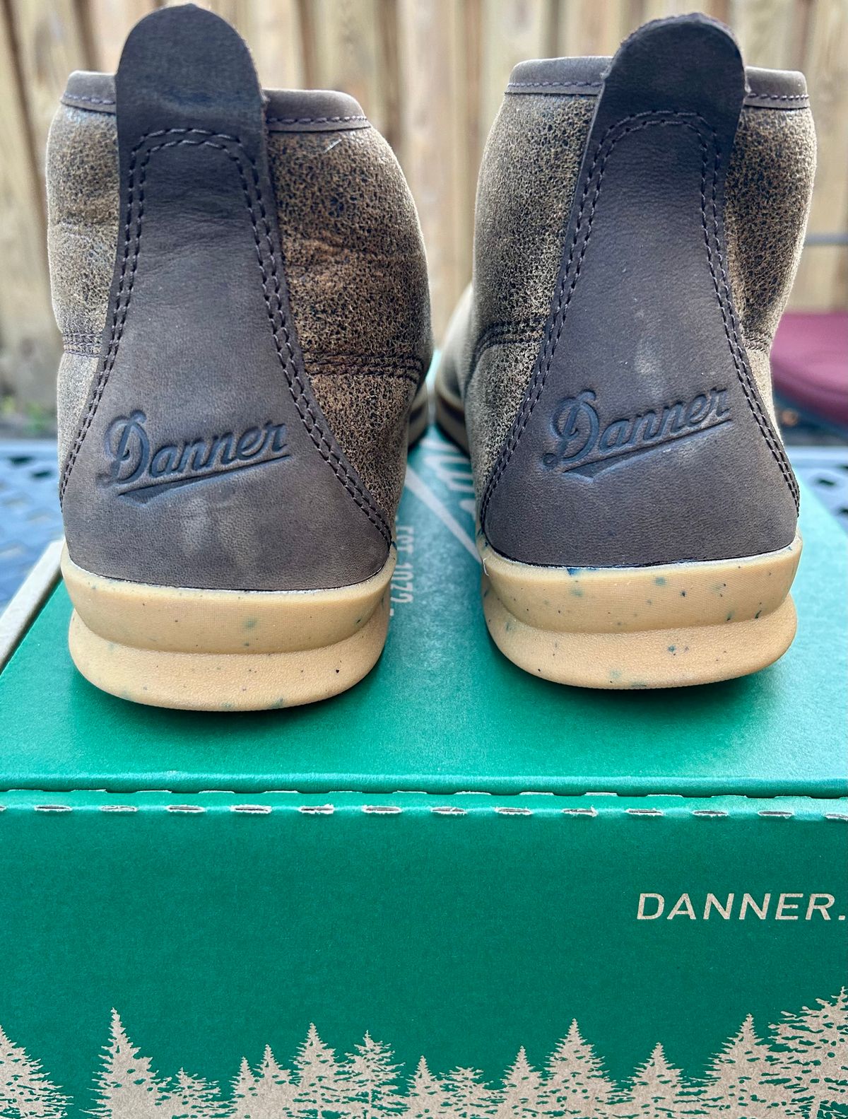 Photo by Vic on April 17, 2026 of the Danner Forest Moc Chukka Boot in Light Brown Full Grain.