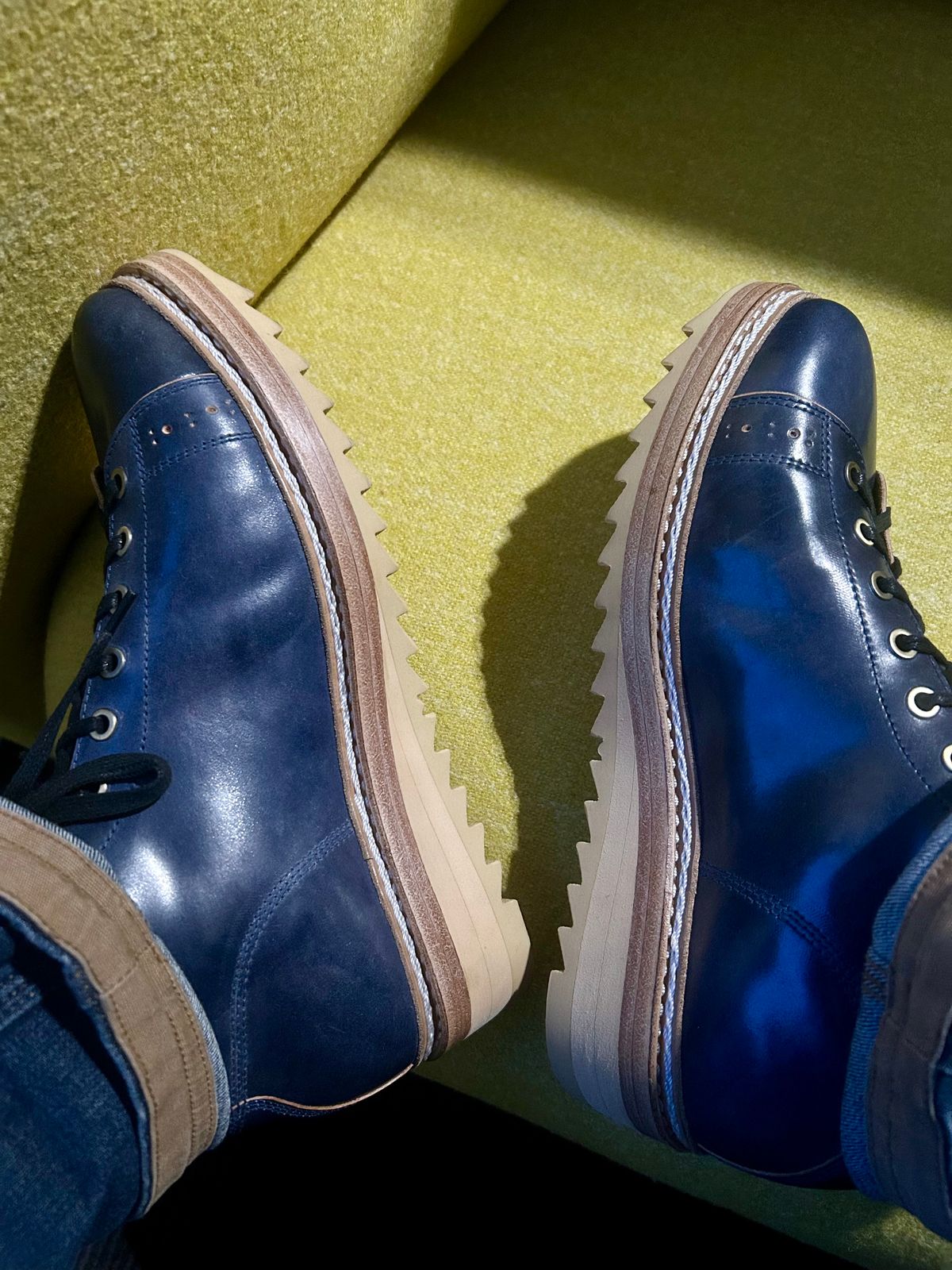 Photo by Vic on February 4, 2026 of the Junkard MKB1219 in Rocado Shell Cordovan Museum.