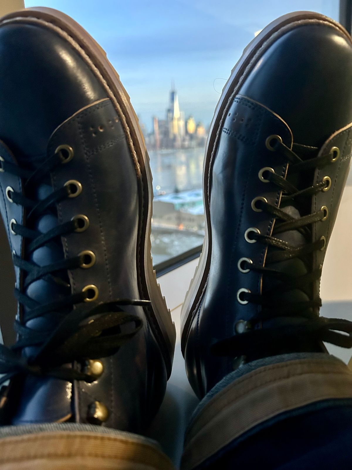 Photo by Vic on February 4, 2026 of the Junkard MKB1219 in Rocado Shell Cordovan Museum.