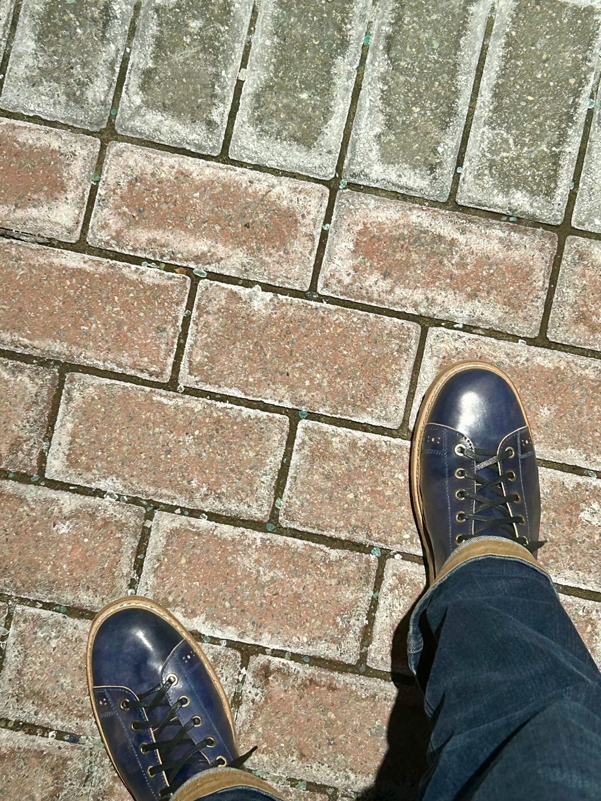 Photo by Vic on February 4, 2026 of the Junkard MKB1219 in Rocado Shell Cordovan Museum.