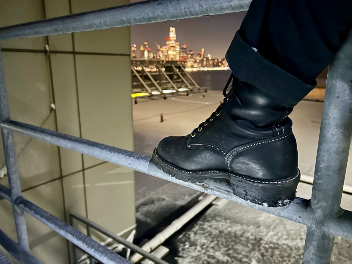 Photo by Vic on January 19, 2026 of the Carolina Logger in Unknown Leather.