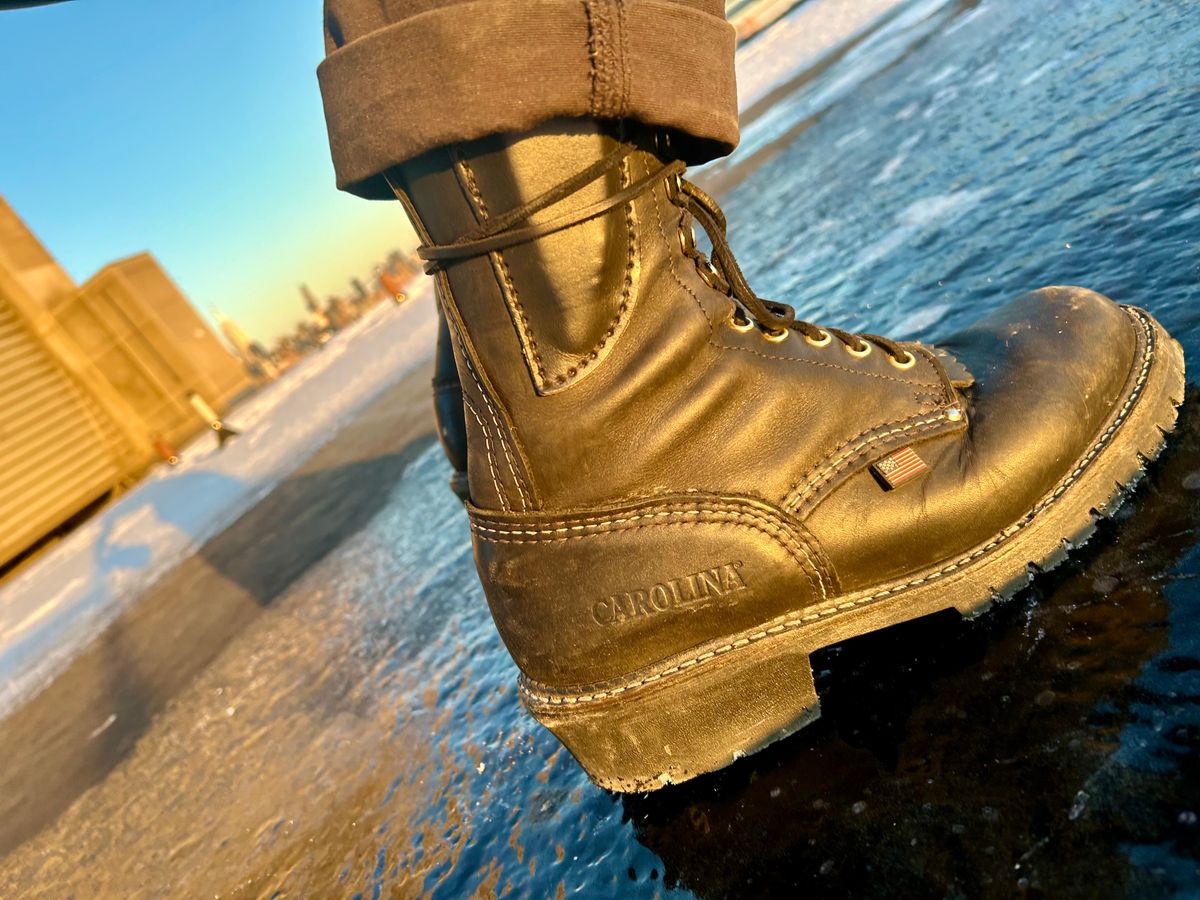 Photo by Vic on January 20, 2026 of the Carolina Logger in Unknown Leather.