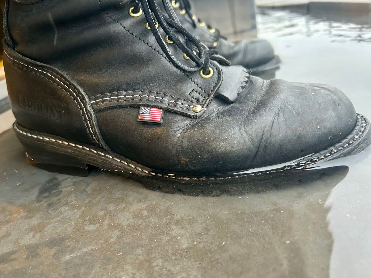 Photo by Vic on March 16, 2026 of the Carolina Logger in Unknown Leather.