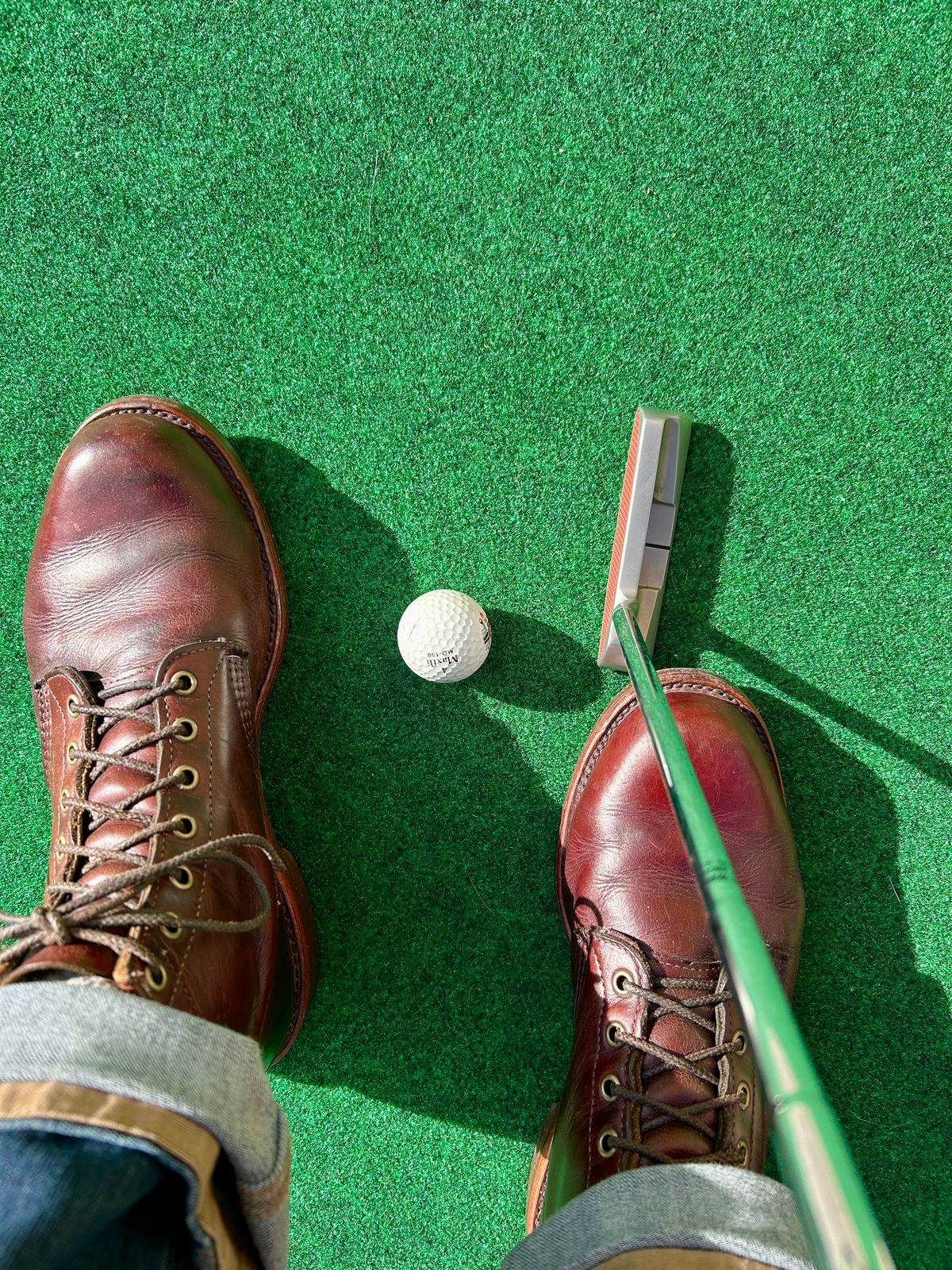 Photo by Vic on November 27, 2025 of the Chippewa Custom Model in Burgundy.