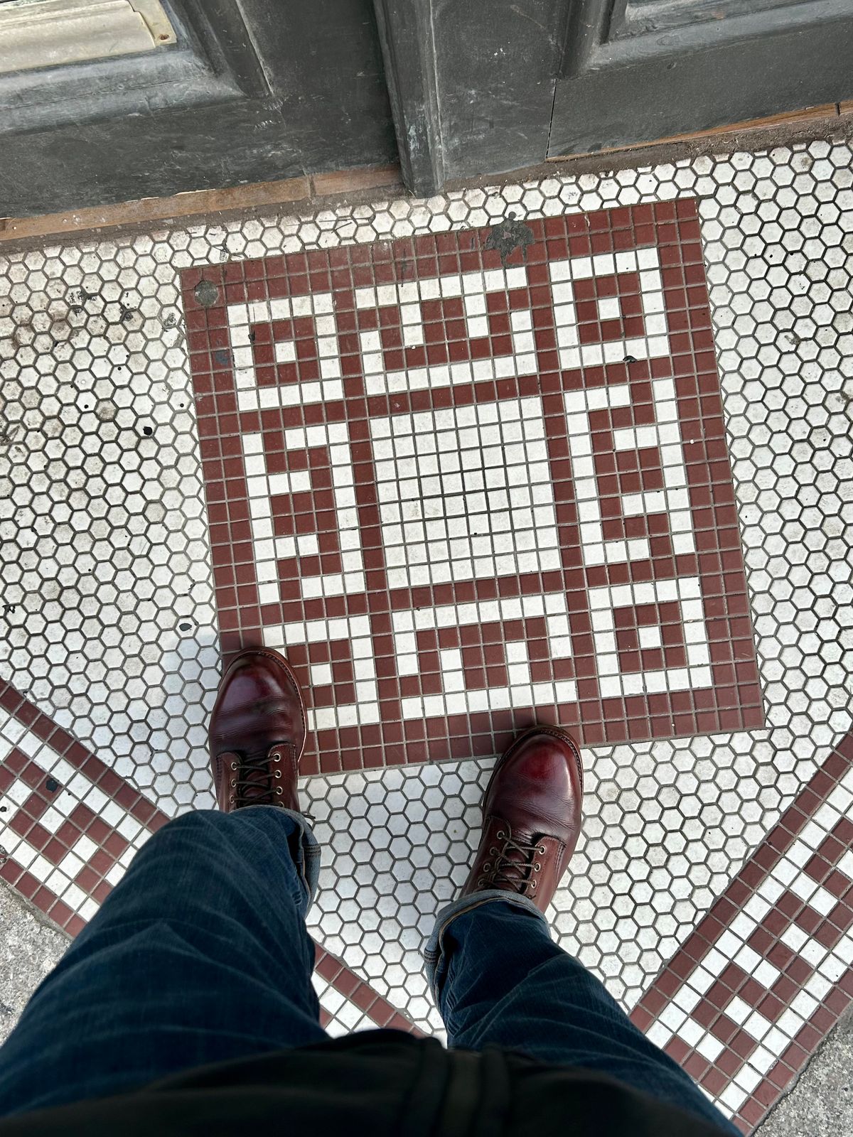 Photo by Vic on January 11, 2026 of the Chippewa Custom Model in Burgundy.