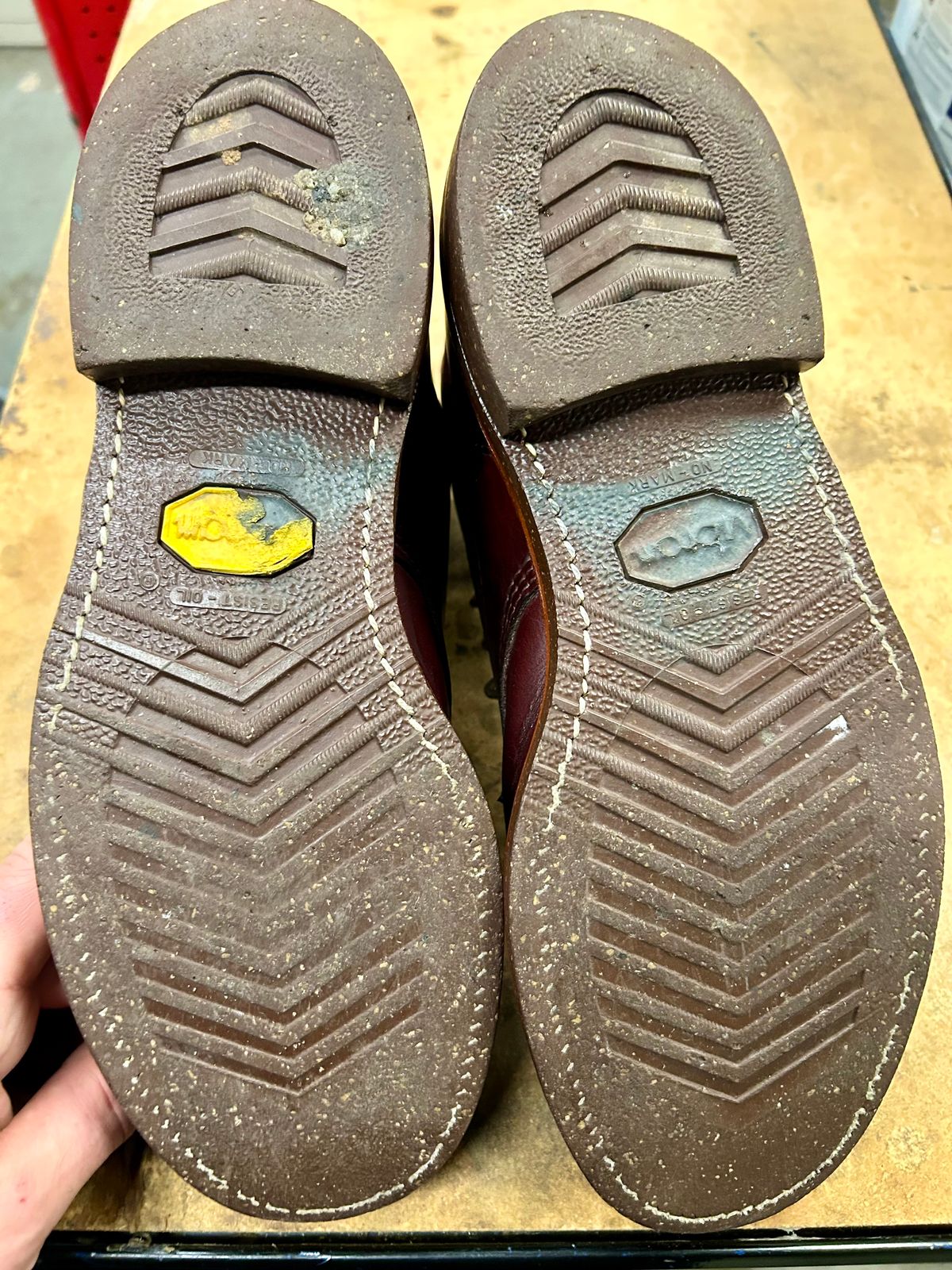 Photo by Vic on January 11, 2026 of the Chippewa Custom Model in Burgundy.