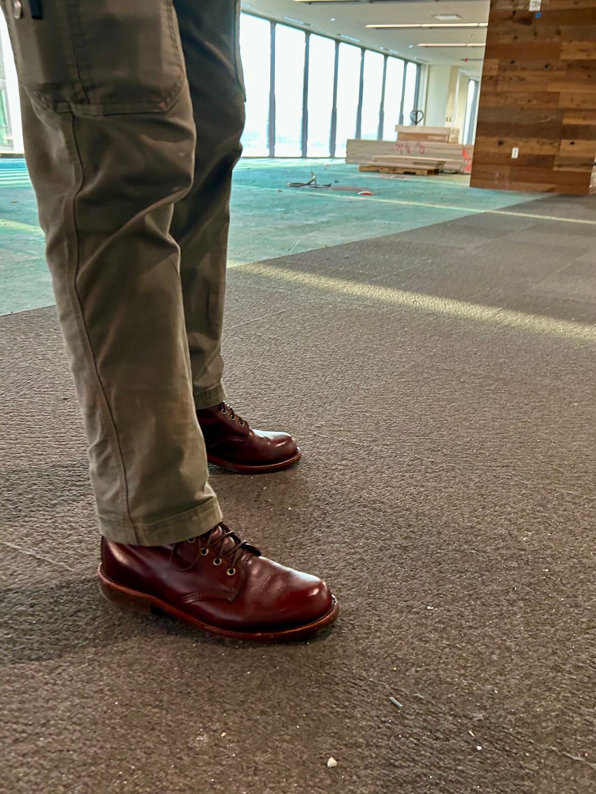 Photo by Vic on March 28, 2026 of the L.L.Bean X Chippewa Custom Model in Burgundy.