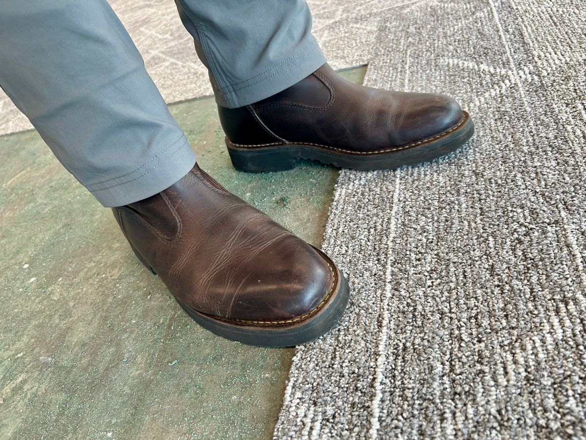 Photo by Vic on April 18, 2026 of the Danner Bull Run Wellington PT in Brown Full Grain.