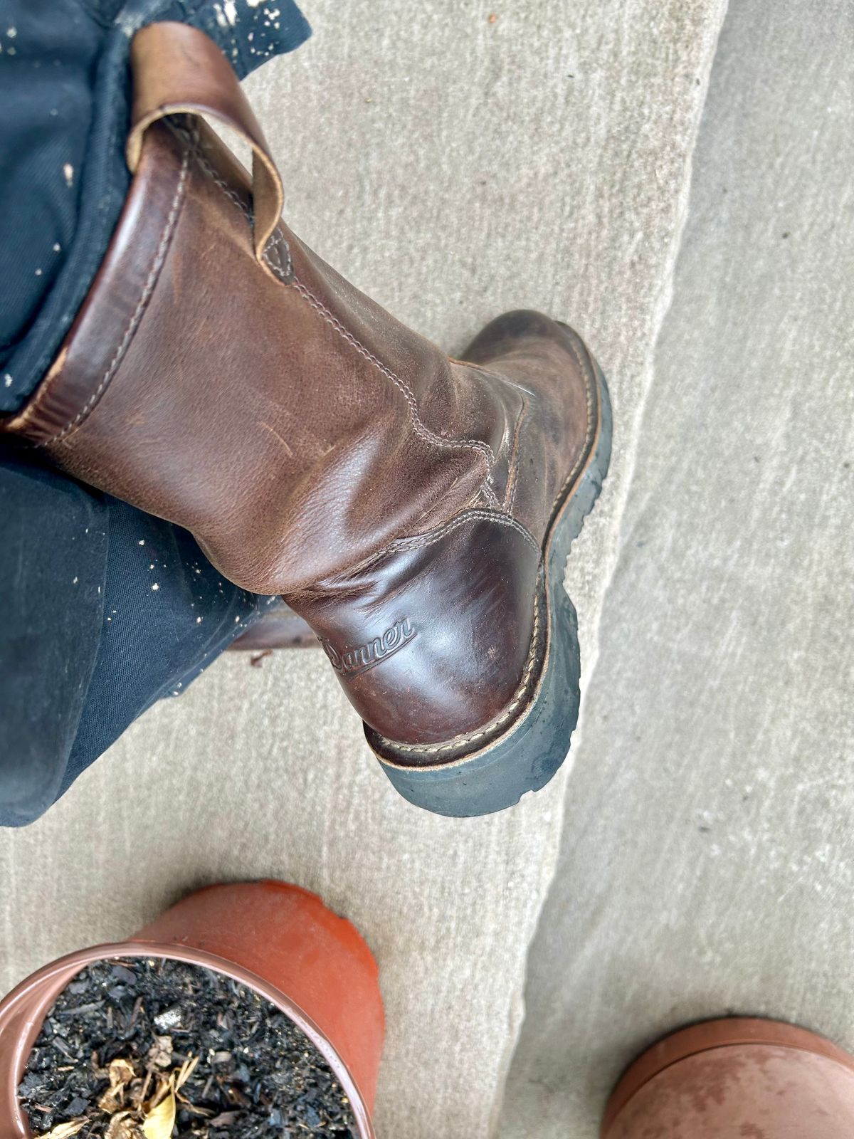 Photo by Vic on October 11, 2025 of the Danner Welington in Brown Full Grain.