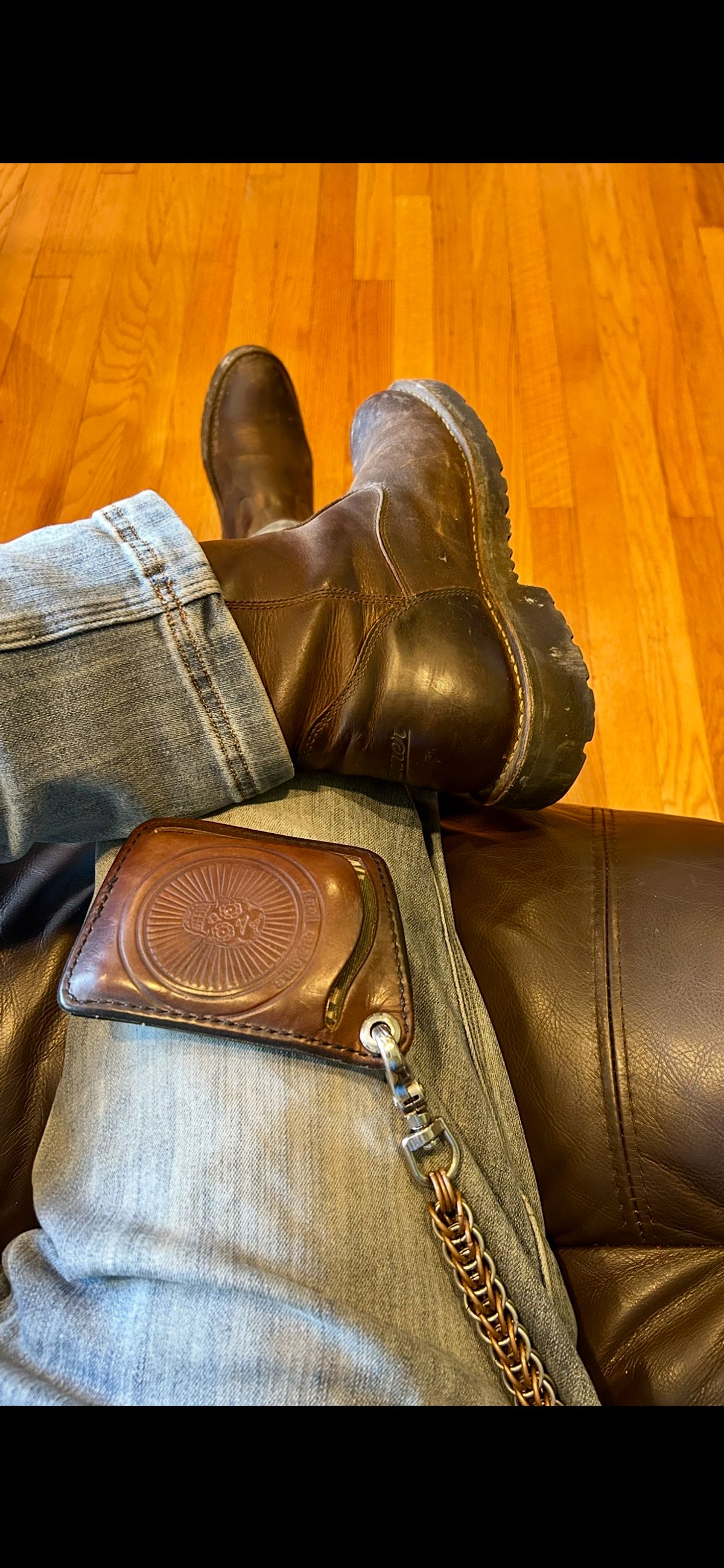 Photo by Vic on October 23, 2025 of the Danner Welington in Brown Full Grain.