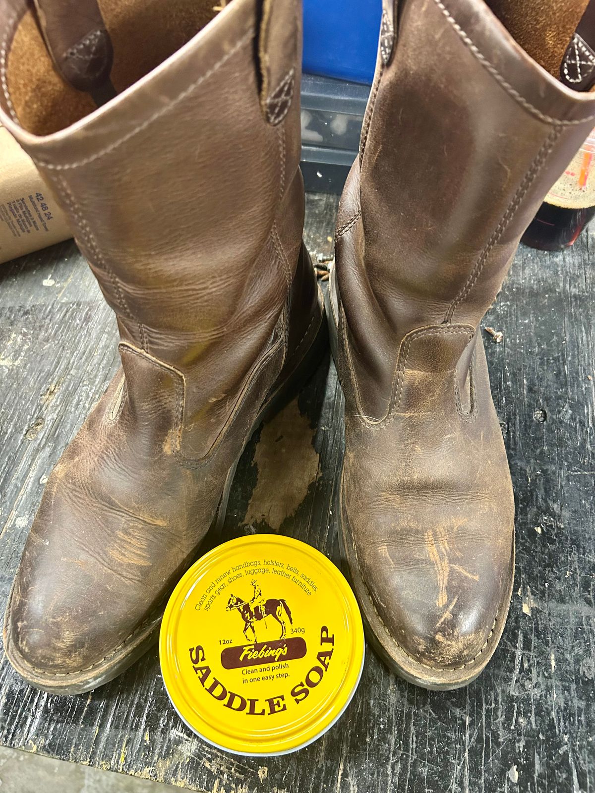 Photo by Vic on October 29, 2025 of the Danner Welington in Brown Full Grain.