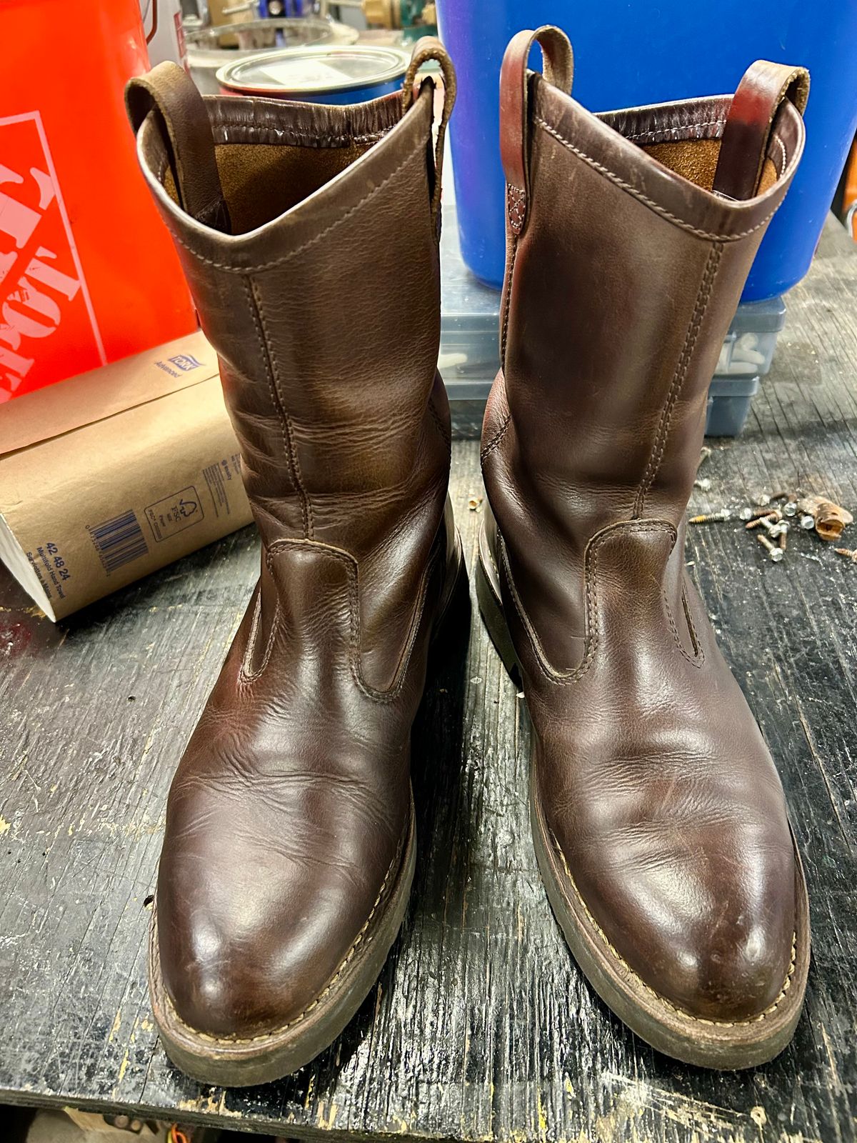 Photo by Vic on October 29, 2025 of the Danner Welington in Brown Full Grain.