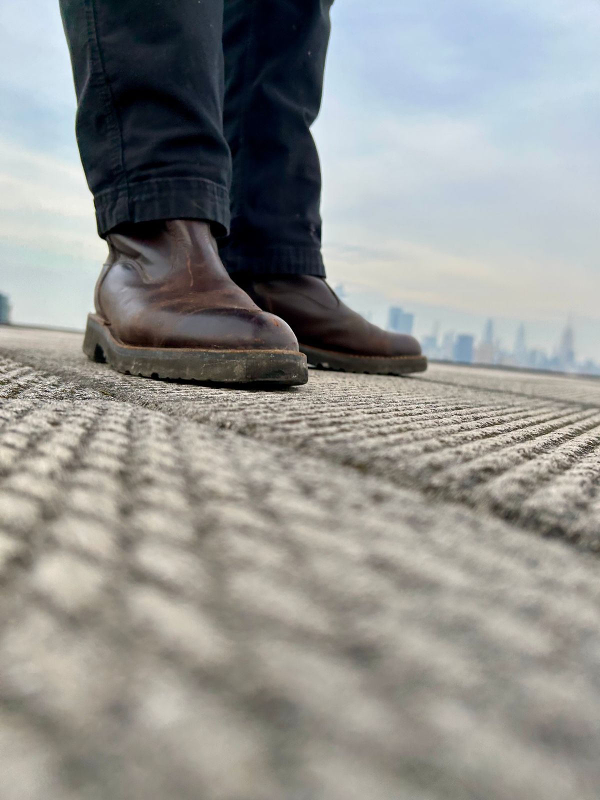 Photo by Vic on January 6, 2026 of the Danner Welington in Brown Full Grain.