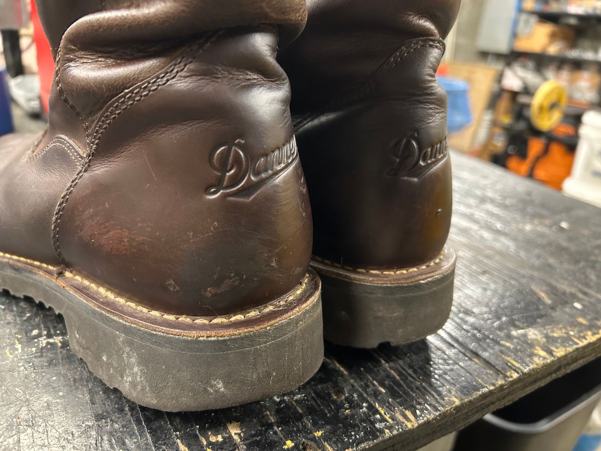 Photo by Vic on March 20, 2026 of the Danner Bull Run Wellington PT in Brown Full Grain.