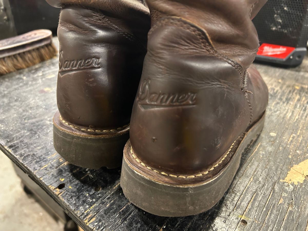 Photo by Vic on March 20, 2026 of the Danner Bull Run Wellington PT in Brown Full Grain.