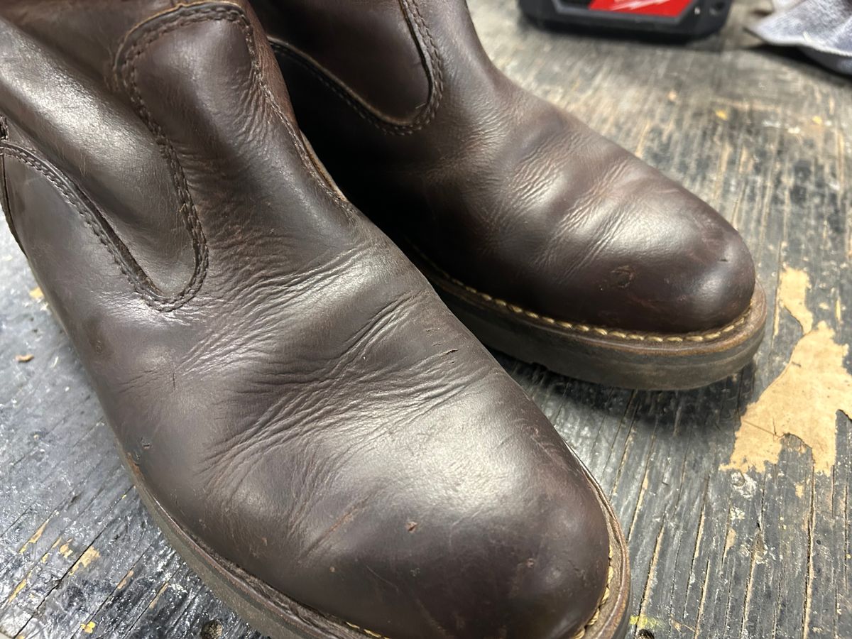 Photo by Vic on March 20, 2026 of the Danner Bull Run Wellington PT in Brown Full Grain.