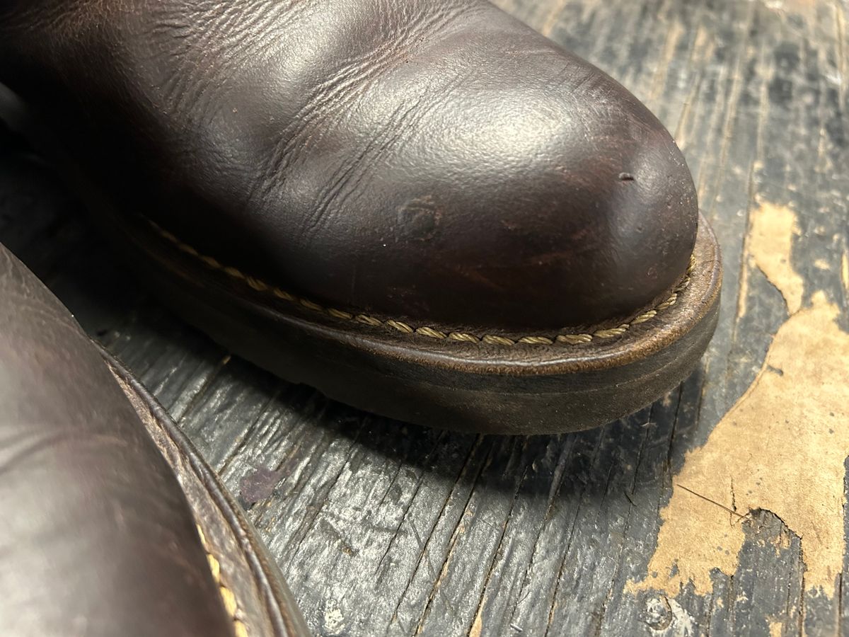 Photo by Vic on March 20, 2026 of the Danner Bull Run Wellington PT in Brown Full Grain.