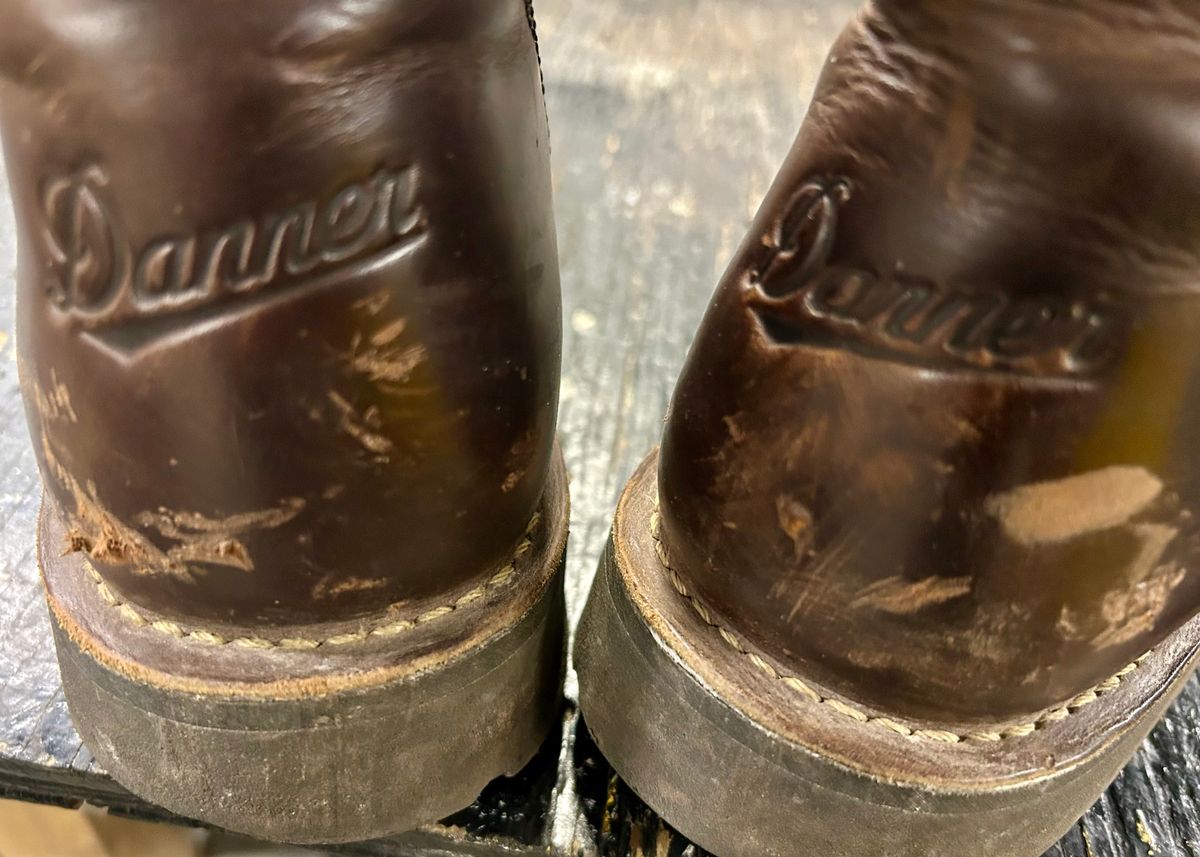 Photo by Vic on March 20, 2026 of the Danner Bull Run Wellington PT in Brown Full Grain.