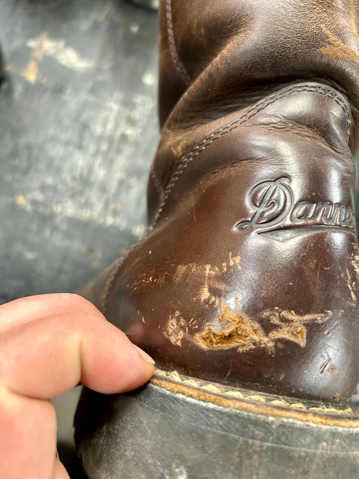 Photo by Vic on March 20, 2026 of the Danner Bull Run Wellington PT in Brown Full Grain.