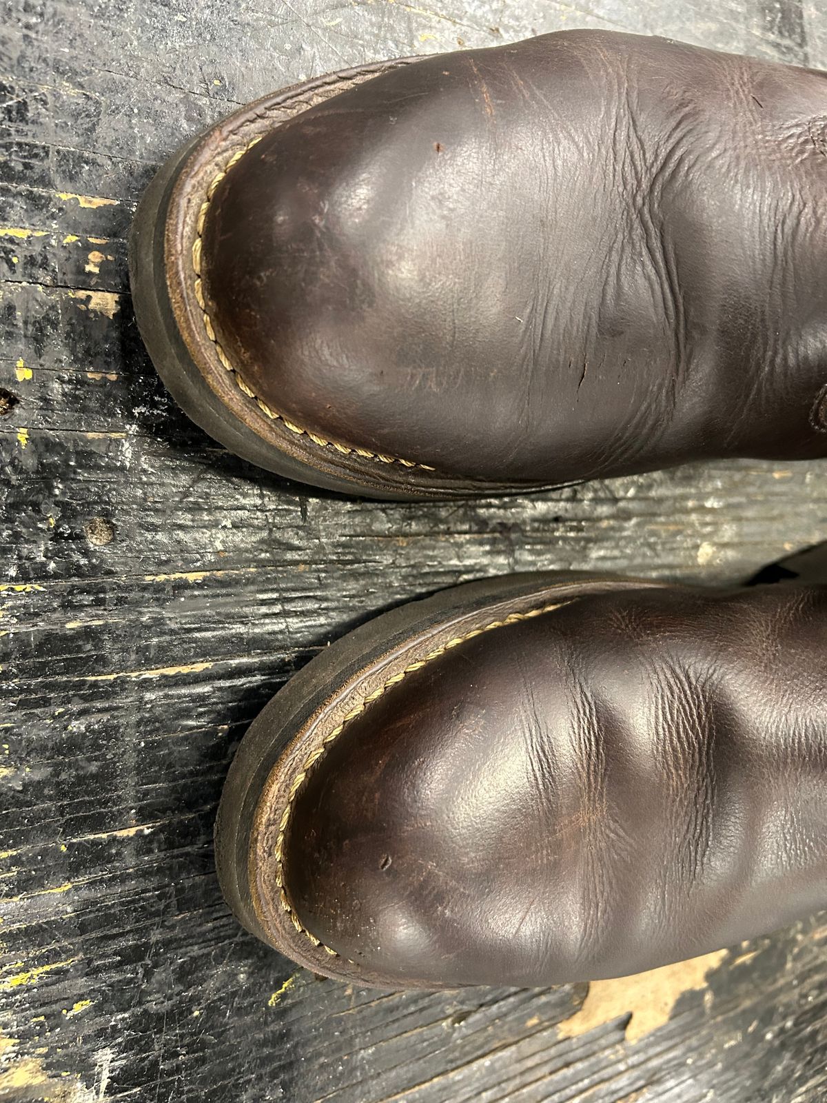 Photo by Vic on March 20, 2026 of the Danner Bull Run Wellington PT in Brown Full Grain.