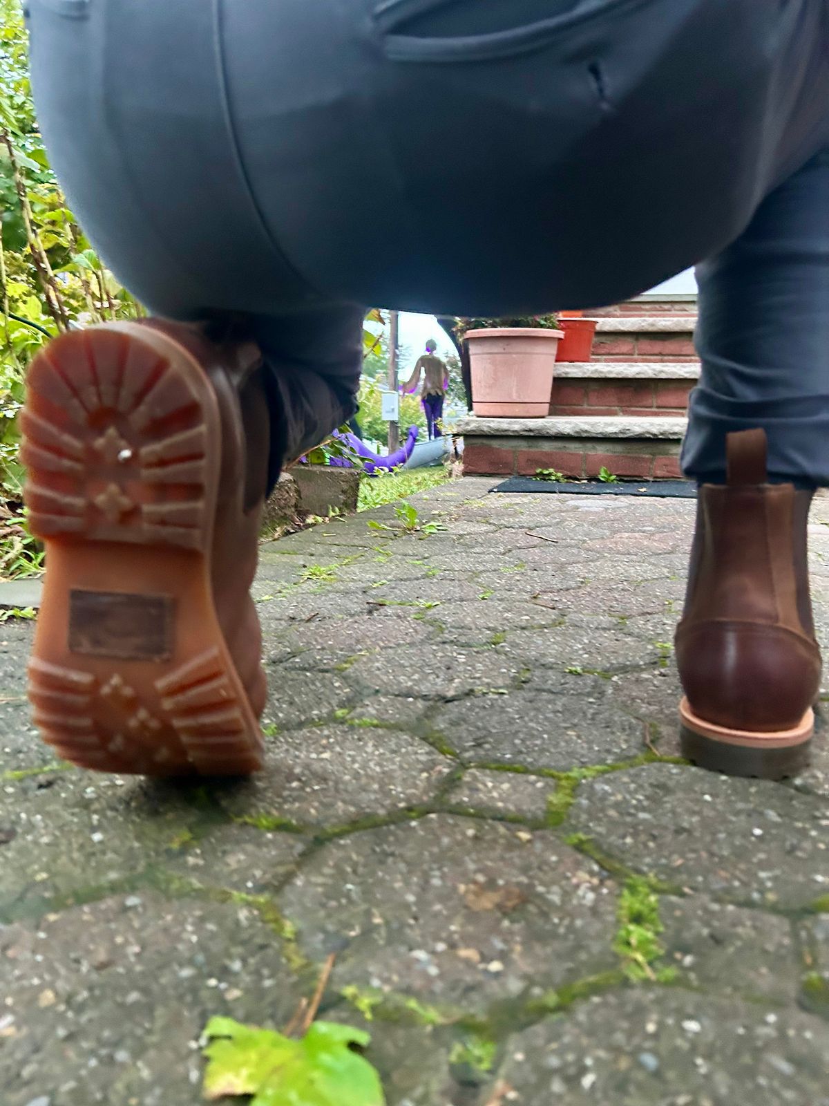 Photo by Vic on October 11, 2025 of the Carolina Gold Chelsea in Brown Veg Tan.