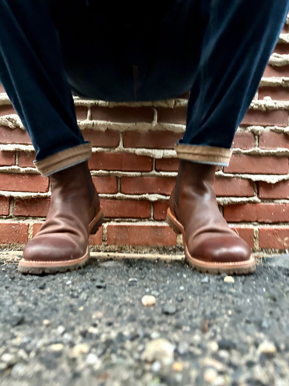 Photo by Vic on January 11, 2026 of the Carolina Gold Chelsea in Unknown Natural Veg Tan.