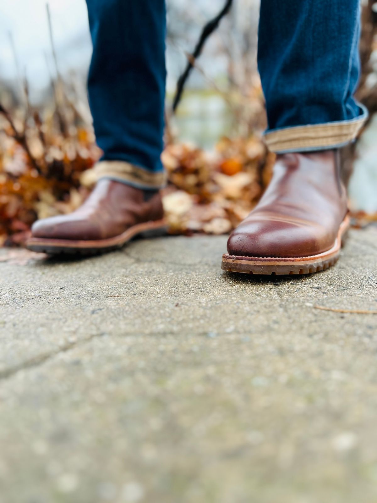 Photo by Vic on March 23, 2026 of the Carolina Gold Chelsea in Unknown Natural Veg Tan.