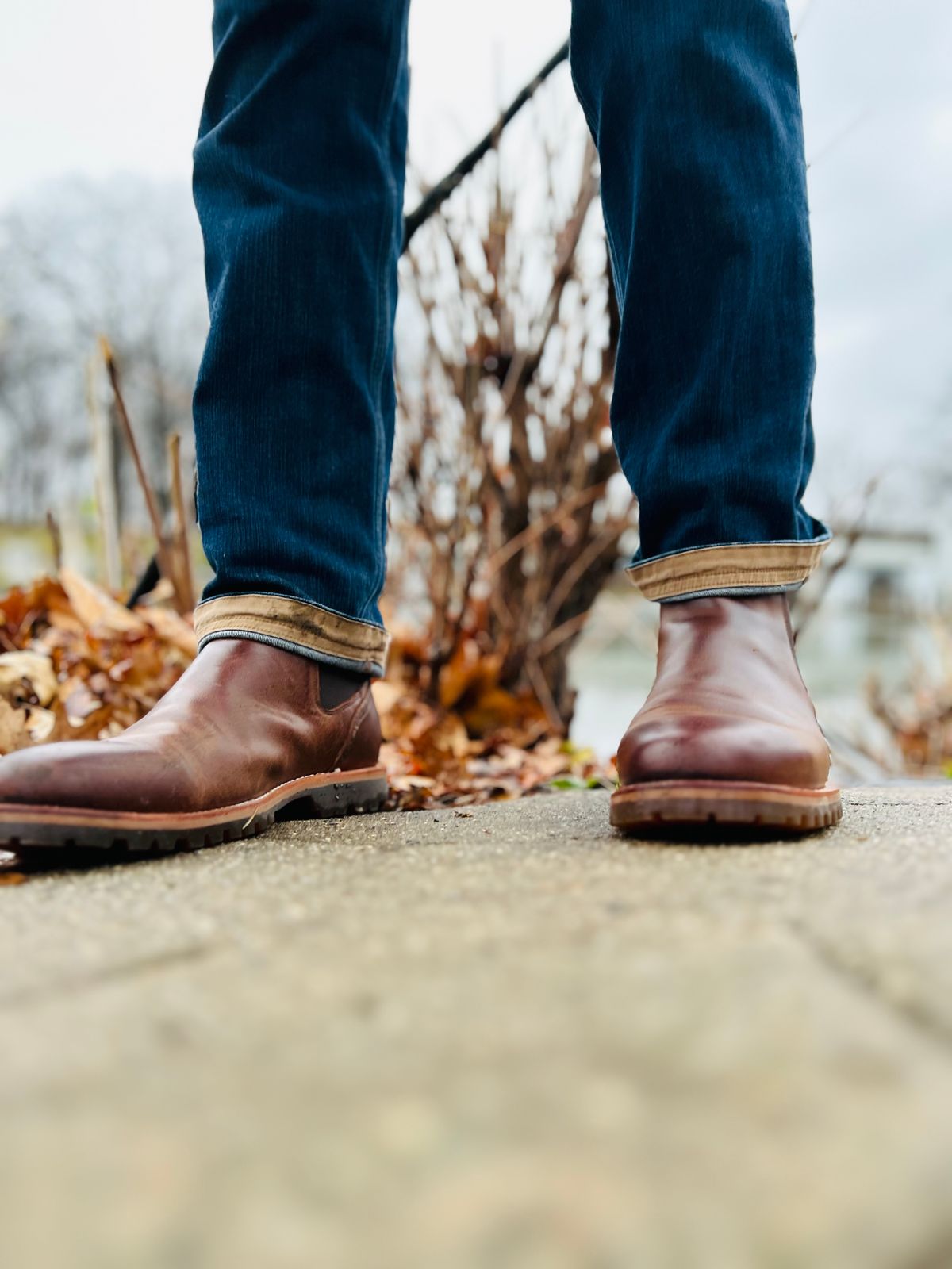 Photo by Vic on March 23, 2026 of the Carolina Gold Chelsea in Unknown Natural Veg Tan.