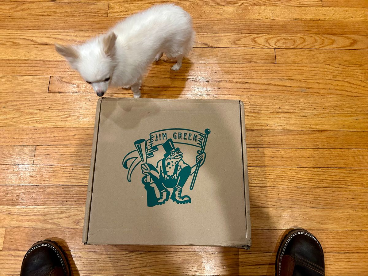 Photo by Vic on November 20, 2025 of the Jim Green African Bush War Boot in Fudge Crazy Horse.