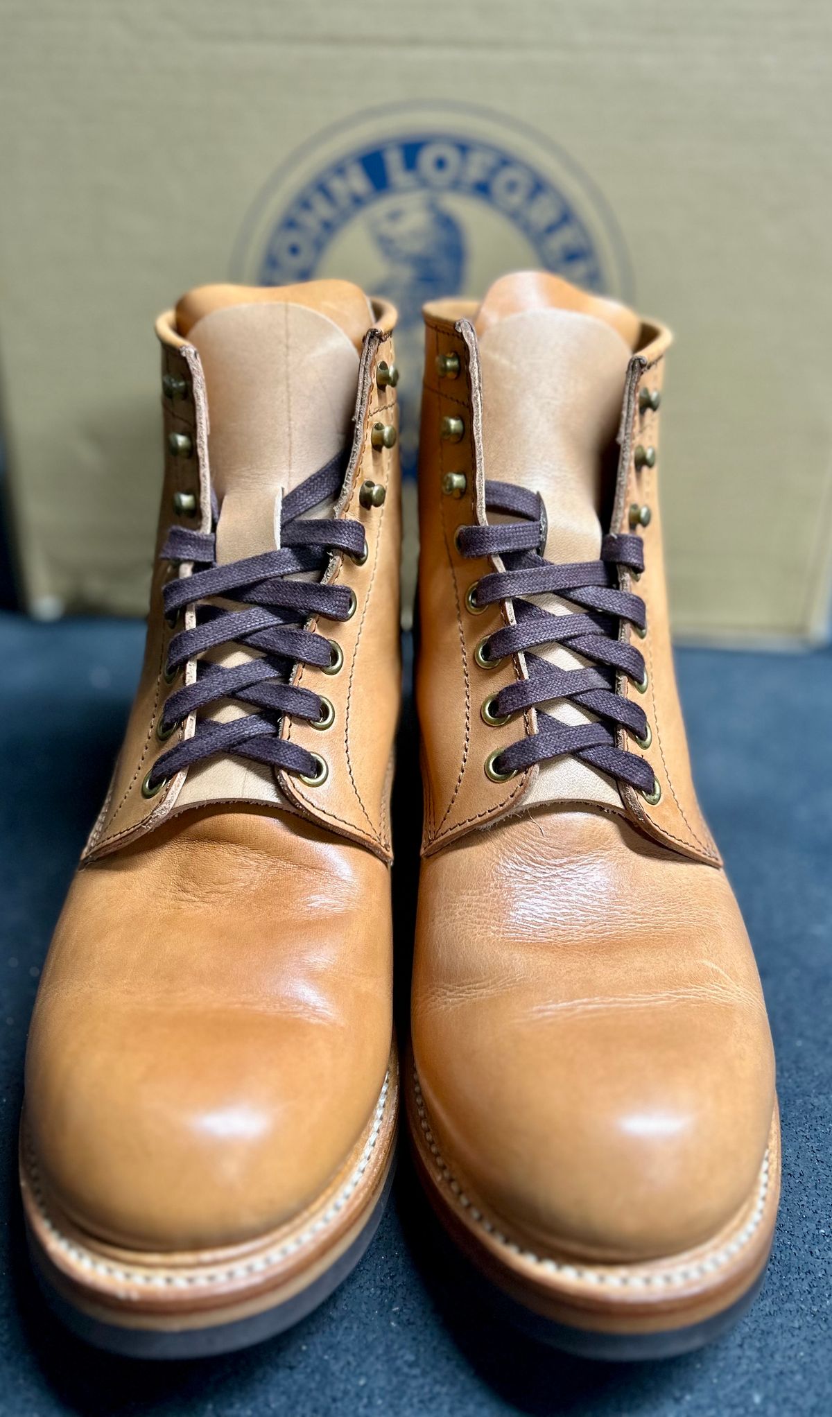 Photo by Vic on May 5, 2026 of the John Lofgren Steel Gang Boot in Badalassi Carlo Bone Minerva Liscio.