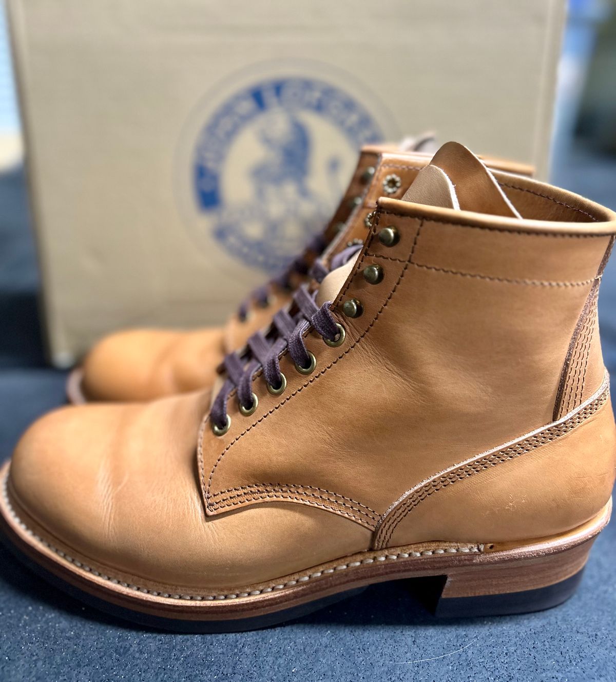 Photo by Vic on May 5, 2026 of the John Lofgren Steel Gang Boot in Badalassi Carlo Bone Minerva Liscio.