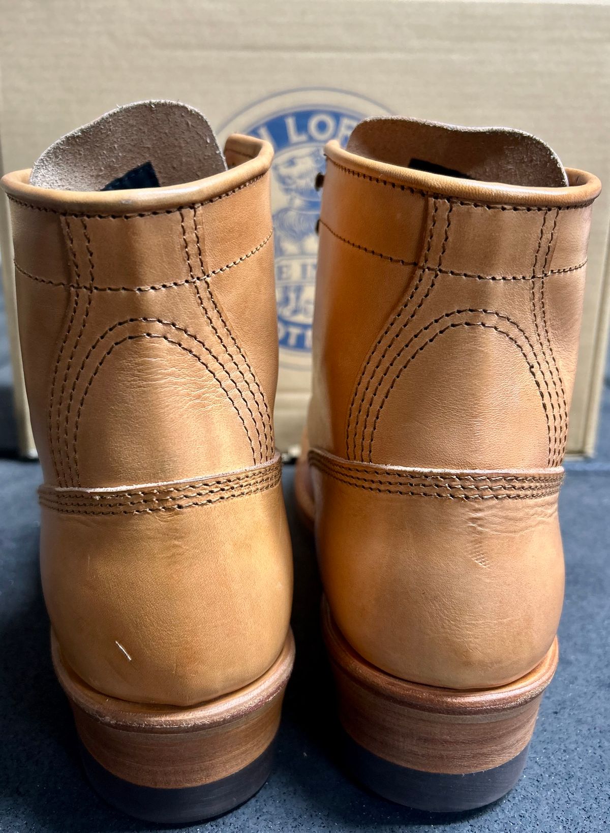 Photo by Vic on May 5, 2026 of the John Lofgren Steel Gang Boot in Badalassi Carlo Bone Minerva Liscio.