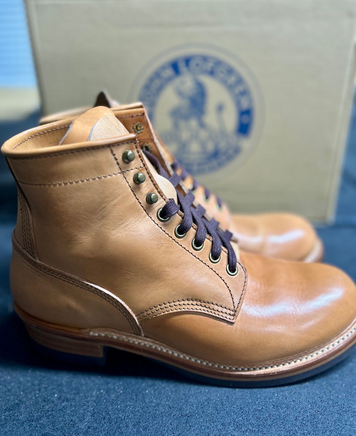 Photo by Vic on May 5, 2026 of the John Lofgren Steel Gang Boot in Badalassi Carlo Bone Minerva Liscio.
