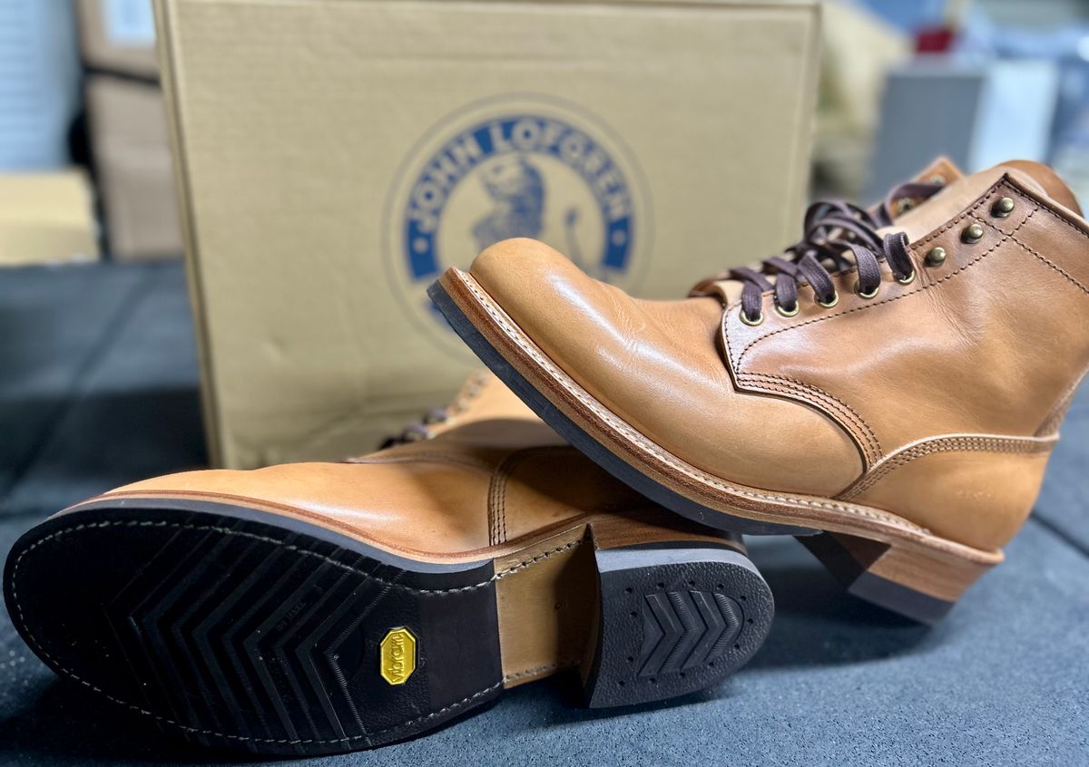 Photo by Vic on May 5, 2026 of the John Lofgren Steel Gang Boot in Badalassi Carlo Bone Minerva Liscio.