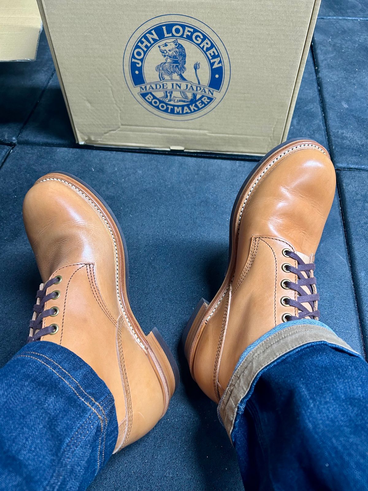 Photo by Vic on May 5, 2026 of the John Lofgren Steel Gang Boot in Badalassi Carlo Bone Minerva Liscio.