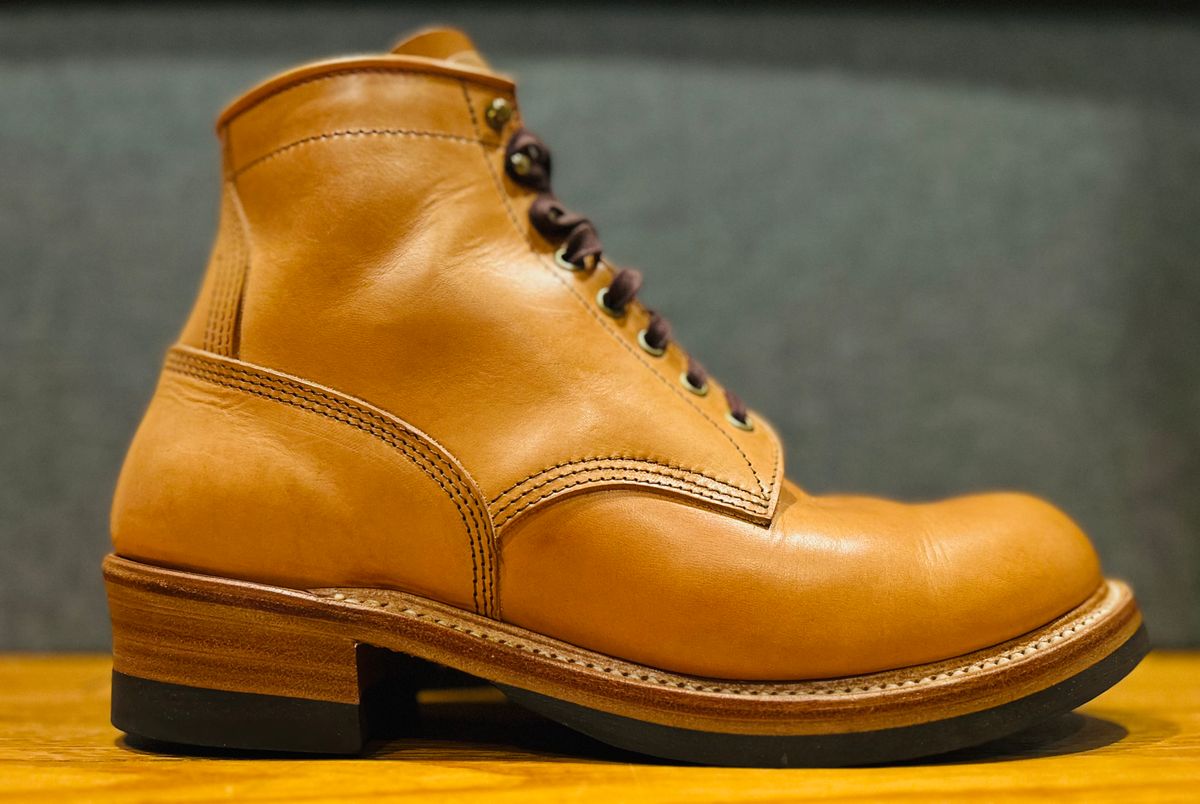 Photo by Vic on May 6, 2026 of the John Lofgren Steel Gang Boot in Badalassi Carlo Bone Minerva Liscio.