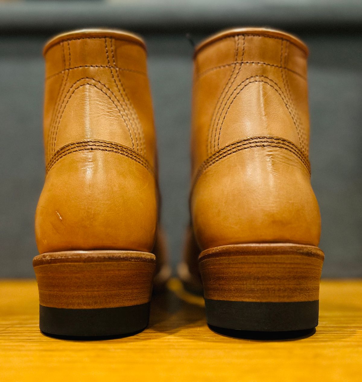 Photo by Vic on May 6, 2026 of the John Lofgren Steel Gang Boot in Badalassi Carlo Bone Minerva Liscio.