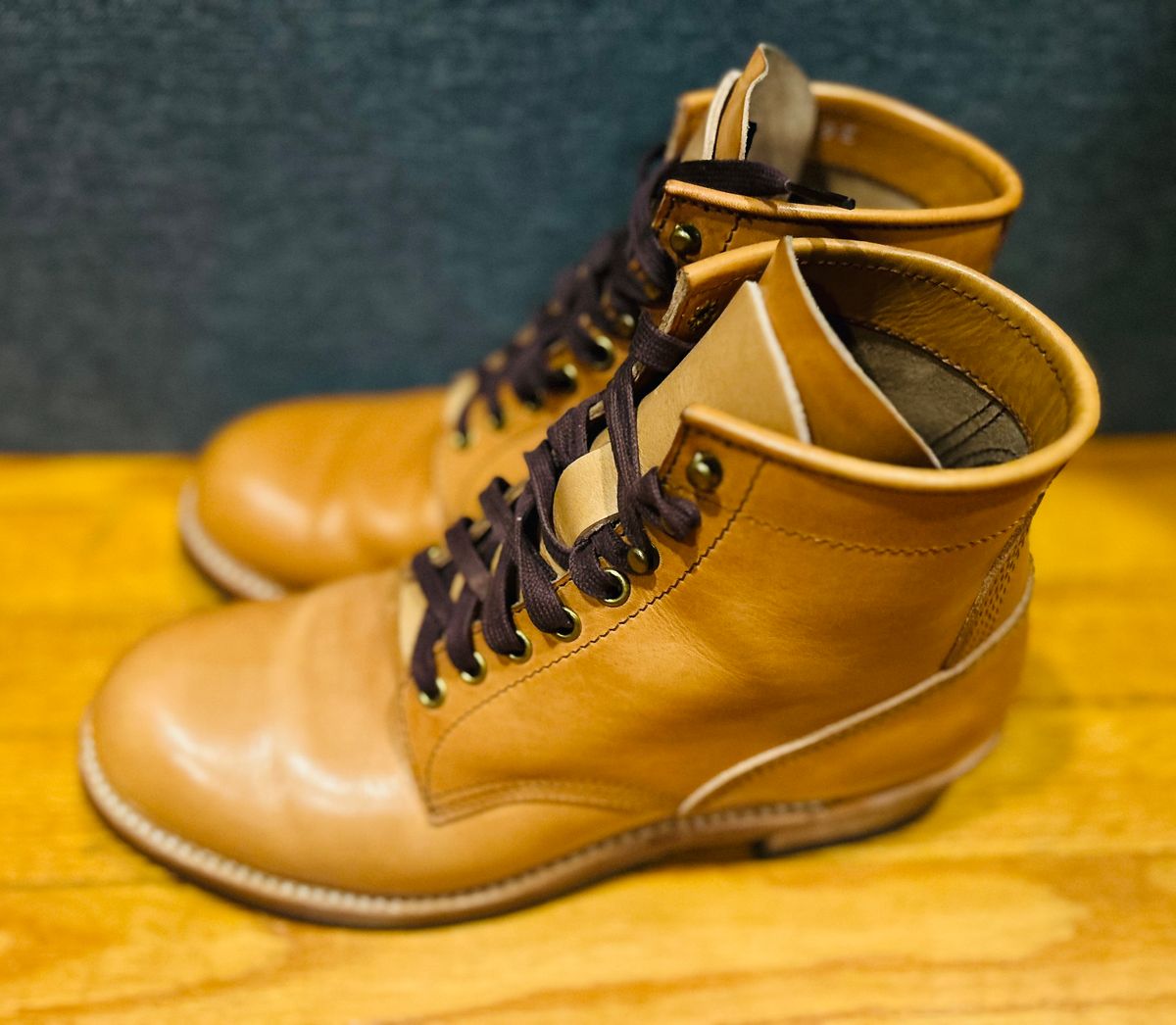 Photo by Vic on May 6, 2026 of the John Lofgren Steel Gang Boot in Badalassi Carlo Bone Minerva Liscio.