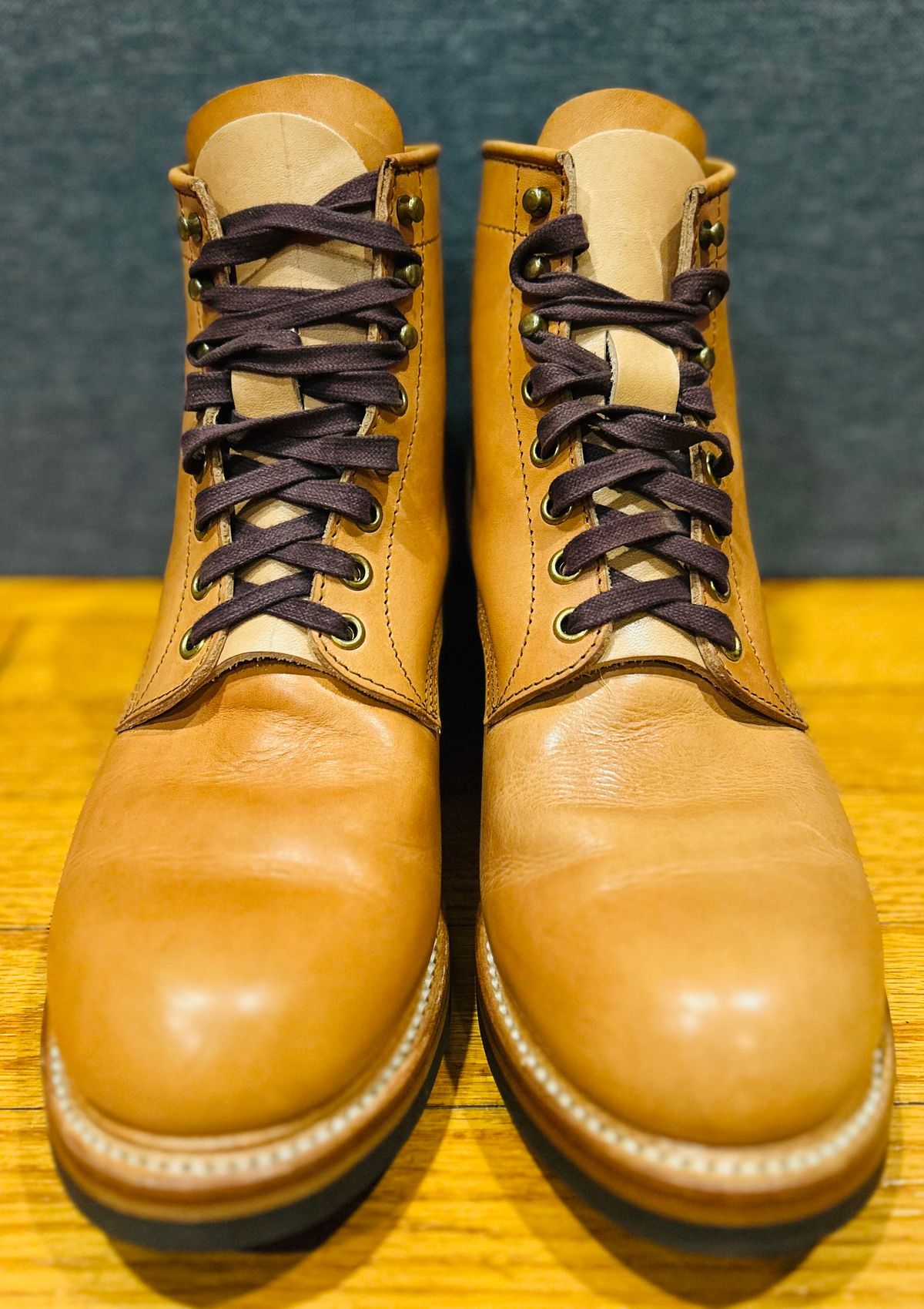 Photo by Vic on May 6, 2026 of the John Lofgren Steel Gang Boot in Badalassi Carlo Bone Minerva Liscio.