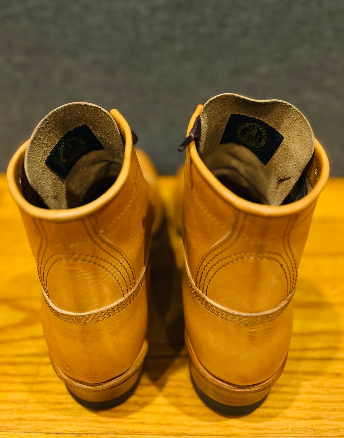 Photo by Vic on May 6, 2026 of the John Lofgren Steel Gang Boot in Badalassi Carlo Bone Minerva Liscio.
