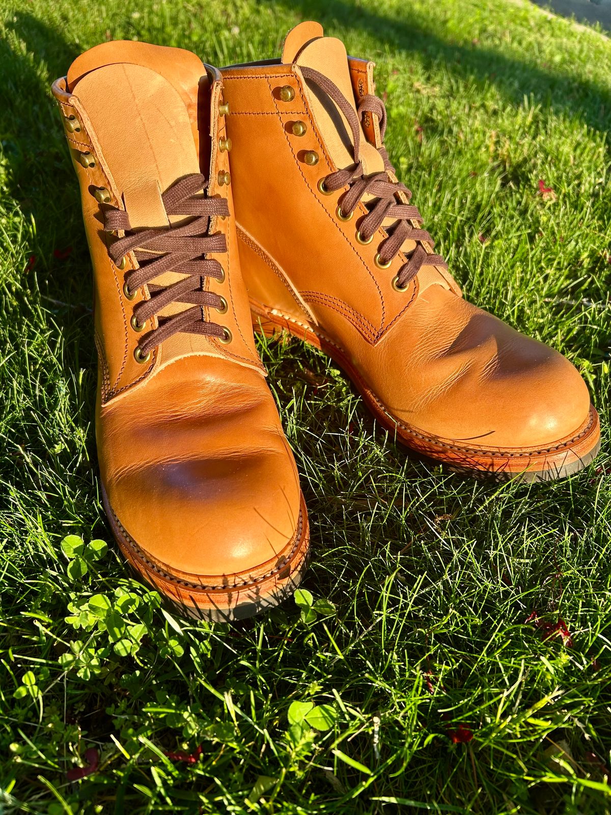 Photo by Vic on May 7, 2026 of the John Lofgren Steel Gang Boot in Badalassi Carlo Bone Minerva Liscio.