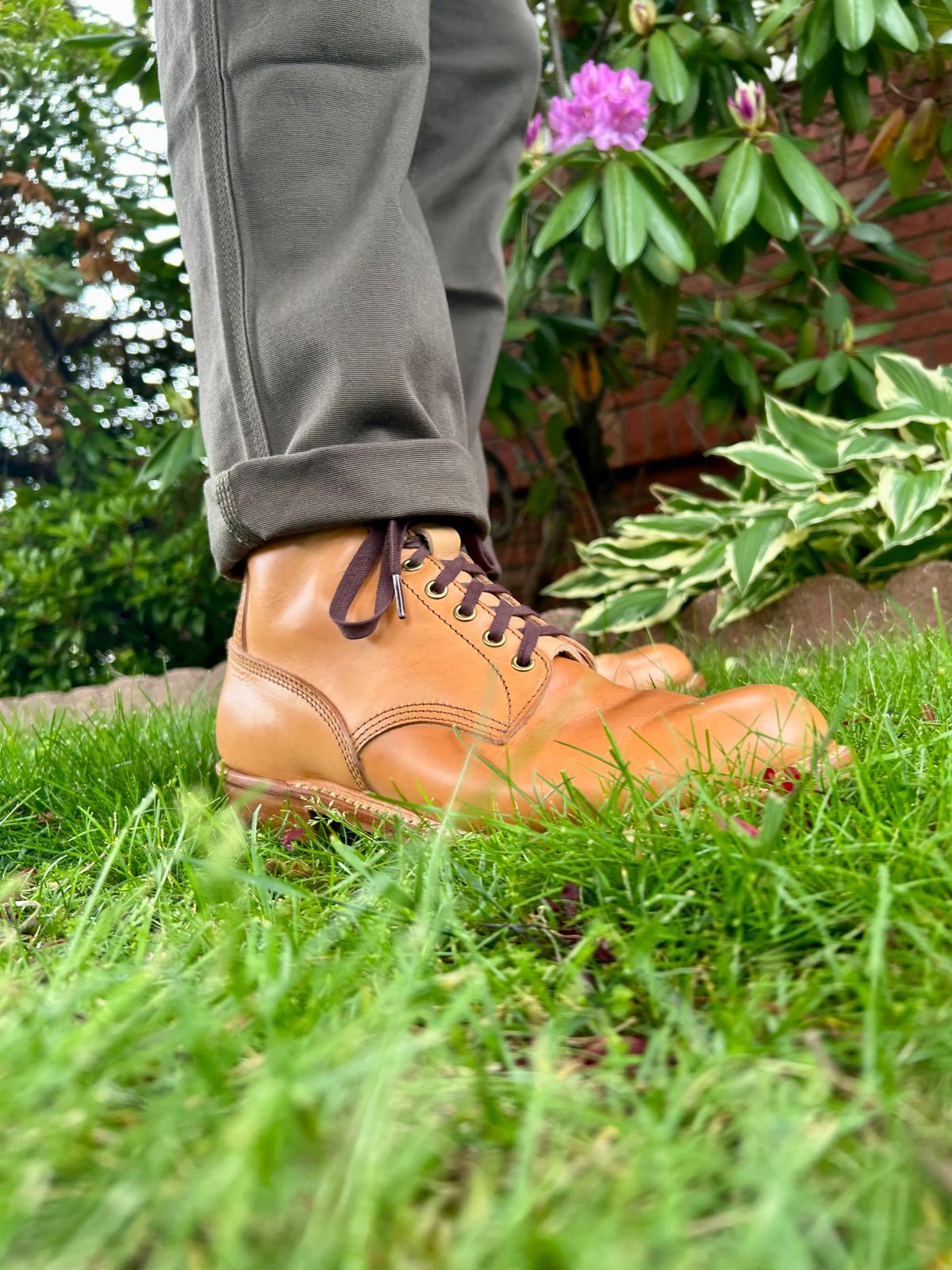 Photo by Vic on May 10, 2026 of the John Lofgren Steel Gang Boot in Badalassi Carlo Bone Minerva Liscio.