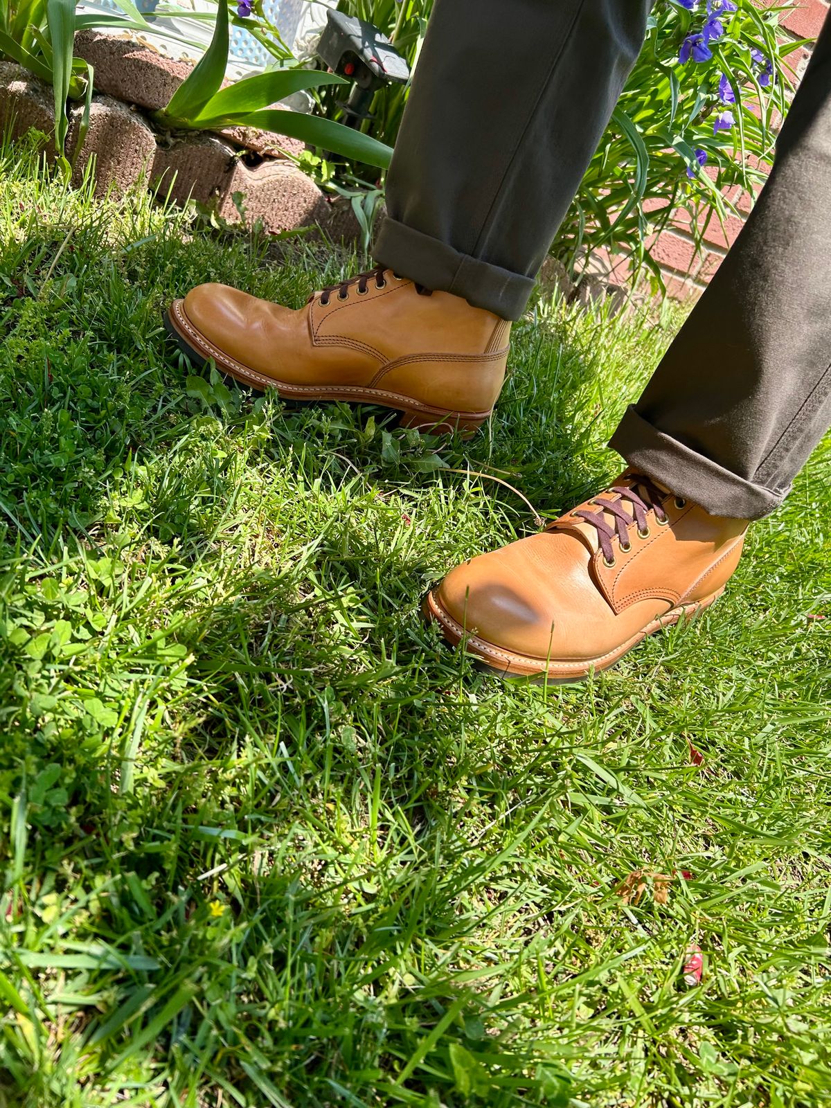 Photo by Vic on May 10, 2026 of the John Lofgren Steel Gang Boot in Badalassi Carlo Bone Minerva Liscio.
