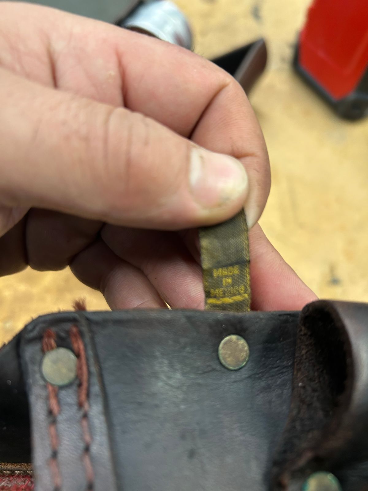 Photo by Vic on November 7, 2025 of the Unknown Maker Tool Belt in Unknown Leather.