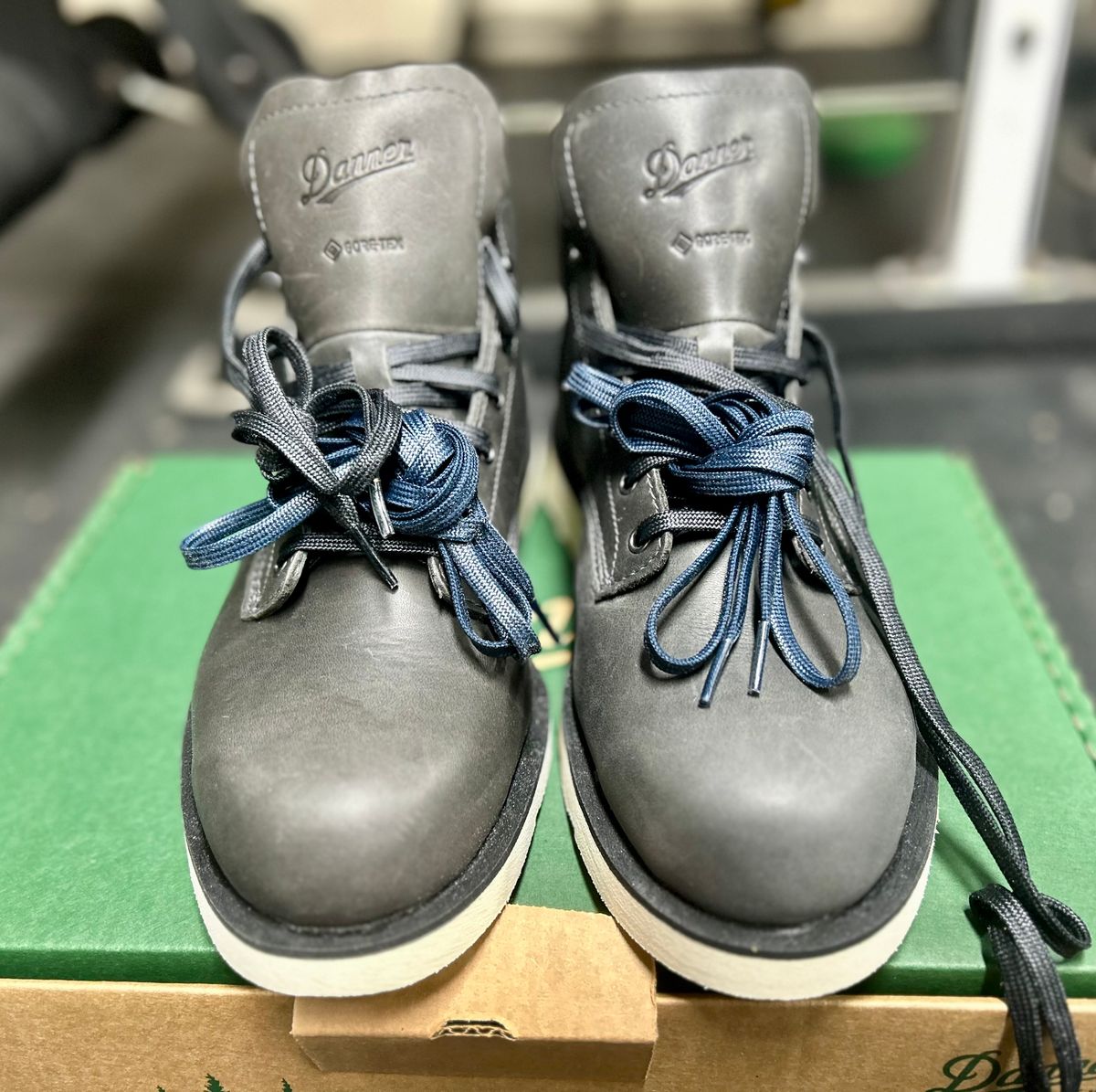 Photo by Vic on April 21, 2026 of the Danner Douglas Charcoal GTX in Black Full Grain.