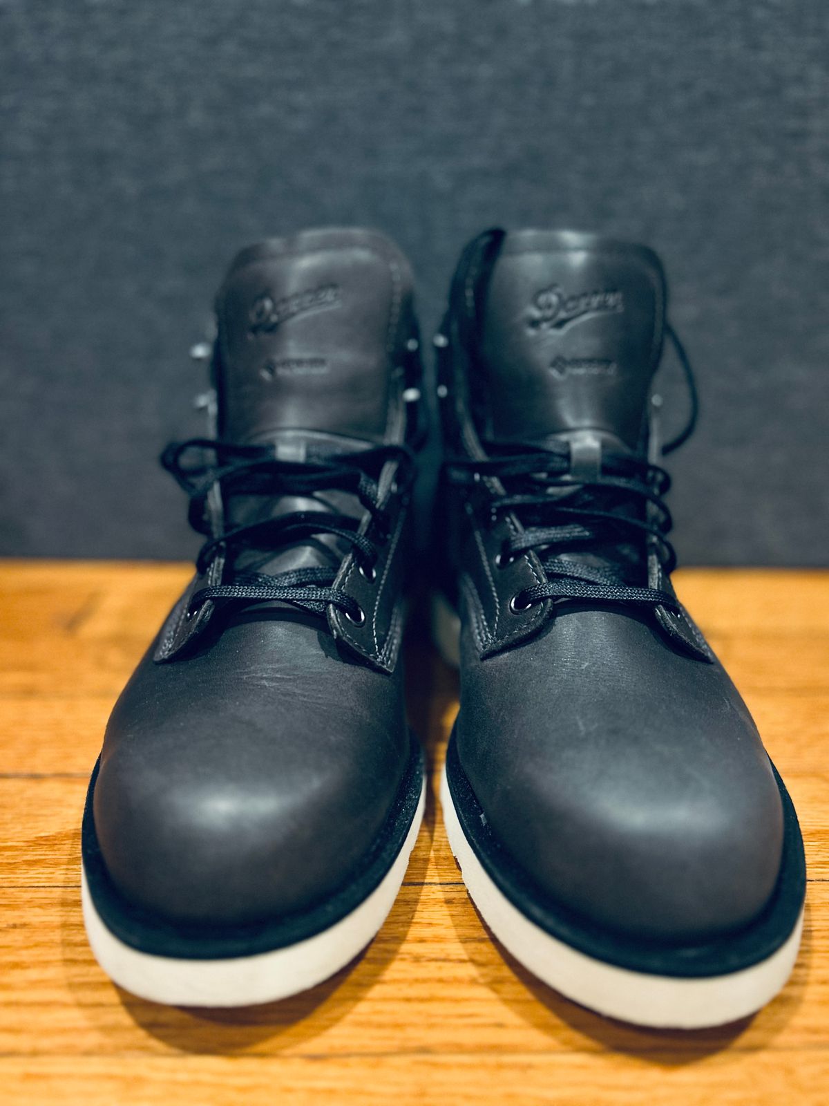 Photo by Vic on April 25, 2026 of the Danner Douglas Charcoal GTX in Black Full Grain.